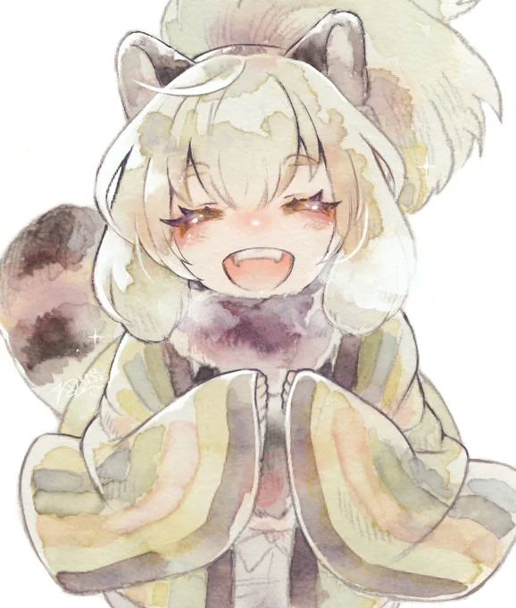 あったかくしろよっ! #冬至 #化け狸楽吉 