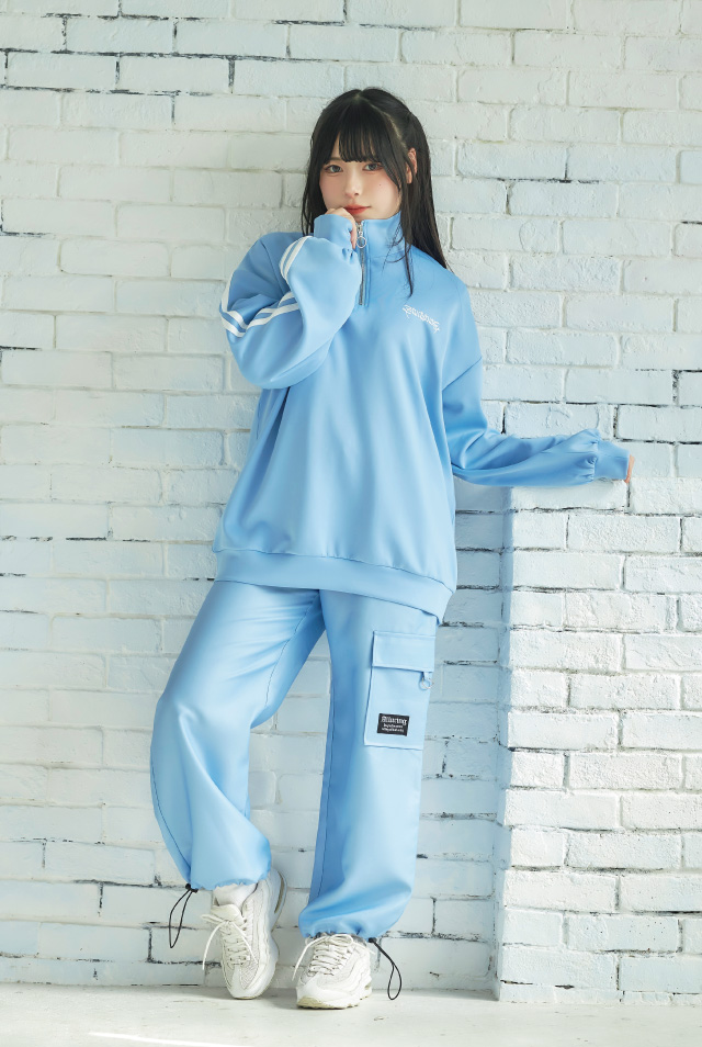 Mumei✖️Avail  コラボ 地雷？水色界隈 ジャージ2点セット アベイル『Mumei（むめい）』モデル！サブカルファッションが