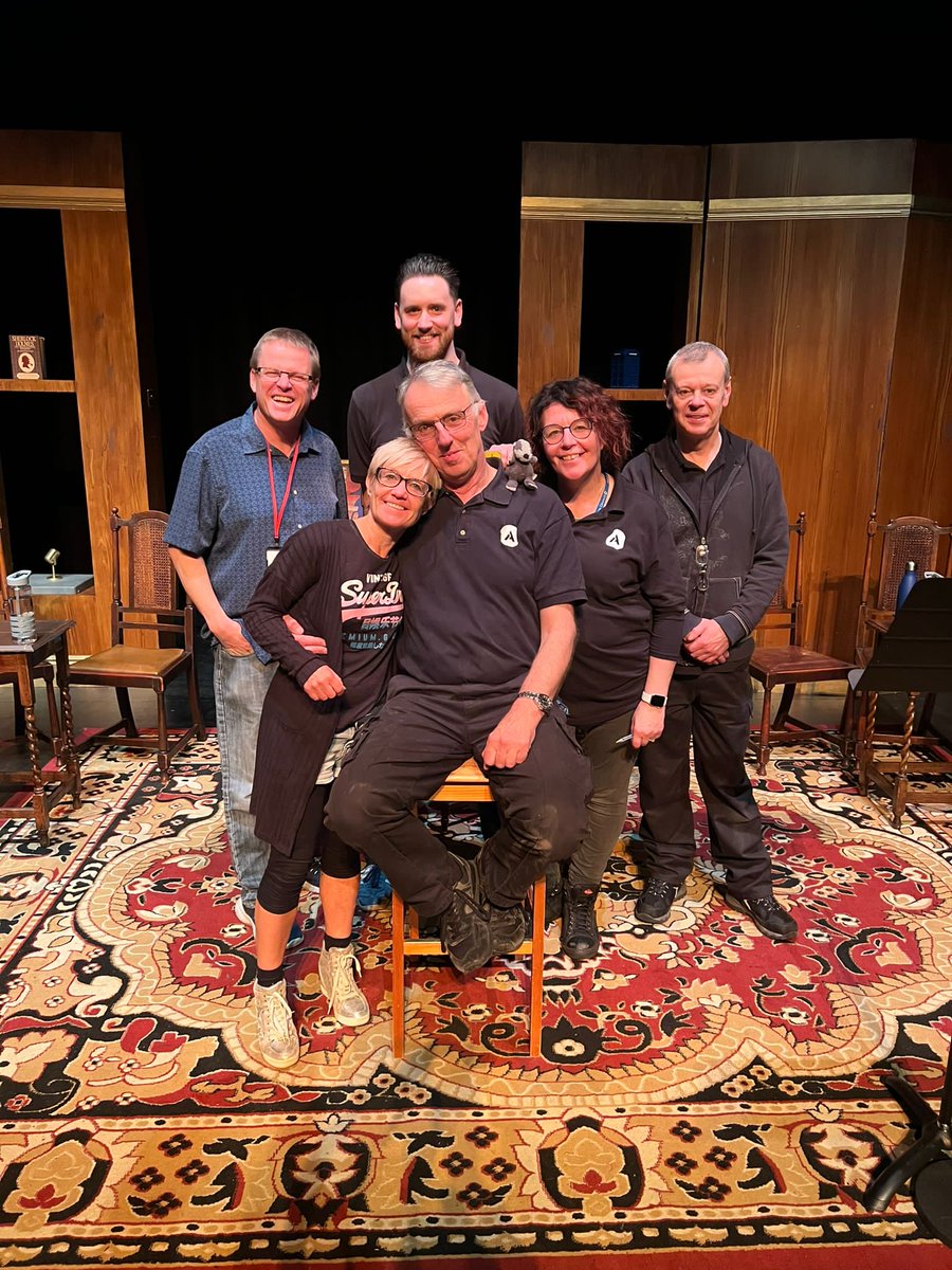 SantaShows's tweet photo. He'll be much missed but happy retirement to the wonderful Simon Grainger, technical manager @AtkinsonThe - thanks for all your help over the years and a very merry Christmas &amp; great New Year 2023 to you! https://t.co/YxaapaEkga
