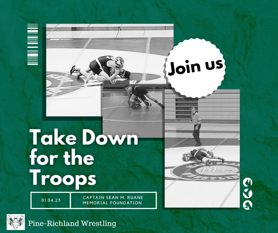 PRW_Boosters's tweet photo. Help us fill the stands &amp; your stomachs on January 4th. In addition to a great night of wrestling, all concession proceeds will be donated to the Sean M. Ruane Memorial Foundation. 
Don't miss NA vs PR. JH - 5:30pm. Varsity - 7pm. Admission is $3 for adults, $1 for students https://t.co/eDKDtT4xBY