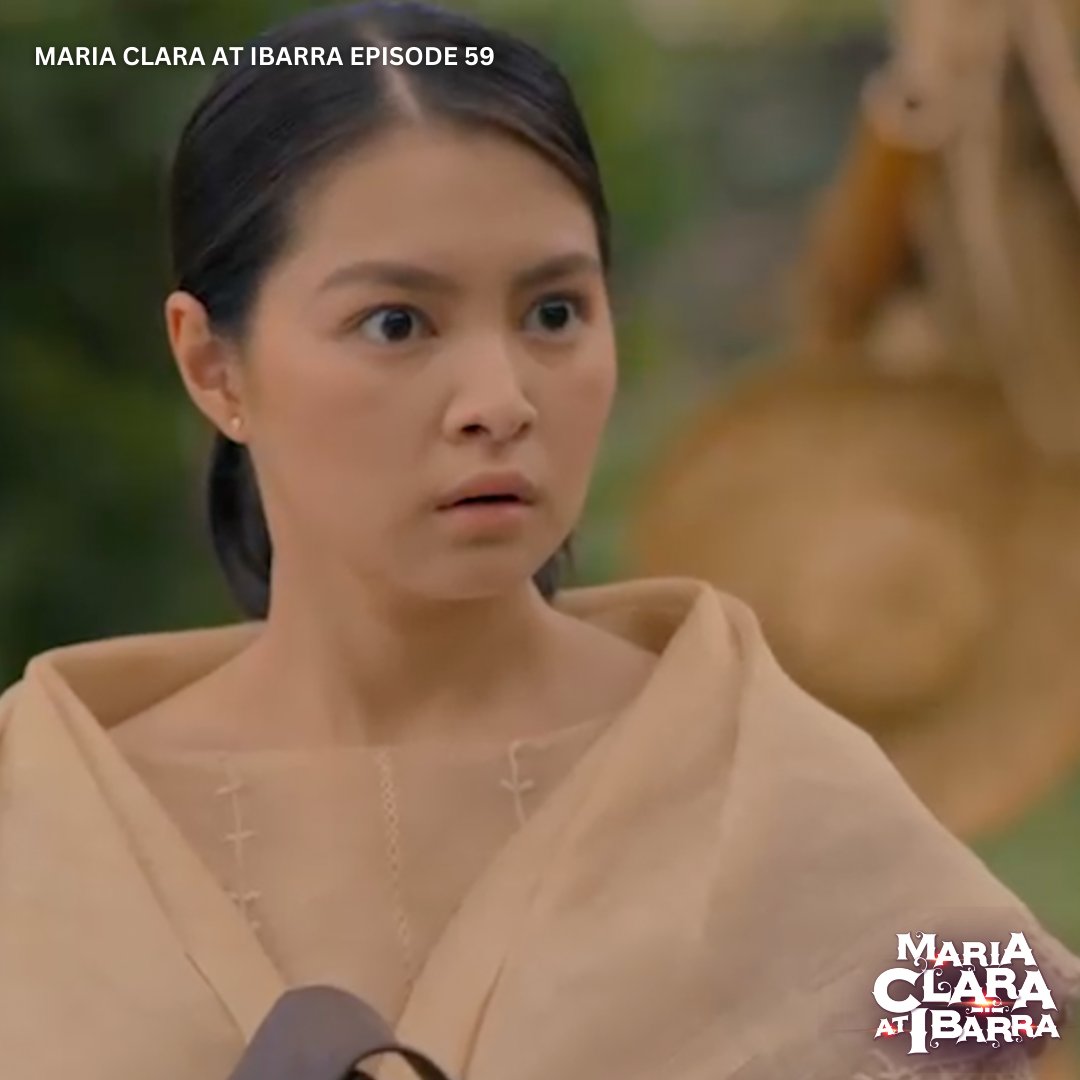 GMADrama's tweet photo. Iba na 'yan, Binibining Klay ah. Bakit si Fidel ang nakikita mo? #MCIMagandangBalita #MariaClaraAtIbarra https://t.co/X6517XVYN3