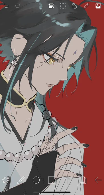 マジで絵を上げてないので原神のらくがき投げる 