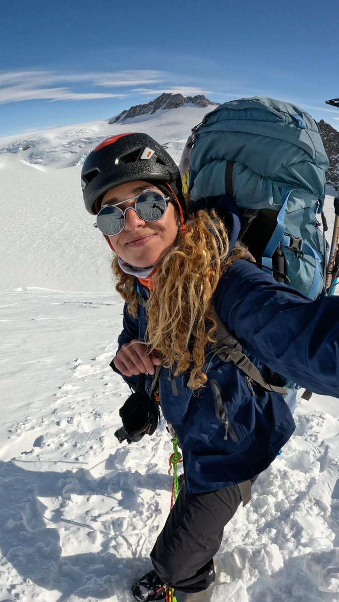 southpoleglobal's tweet photo. This photo is from the top of the world, the #SouthPole! 

Congrats to Tima Deryan @MountainGipsy for completing her trip — inspiring children, youth, and women to preserve our planet. 

South Pole is happy to have been able to calculate and offset Tima's carbon footprint. https://t.co/2cz5afwSTI