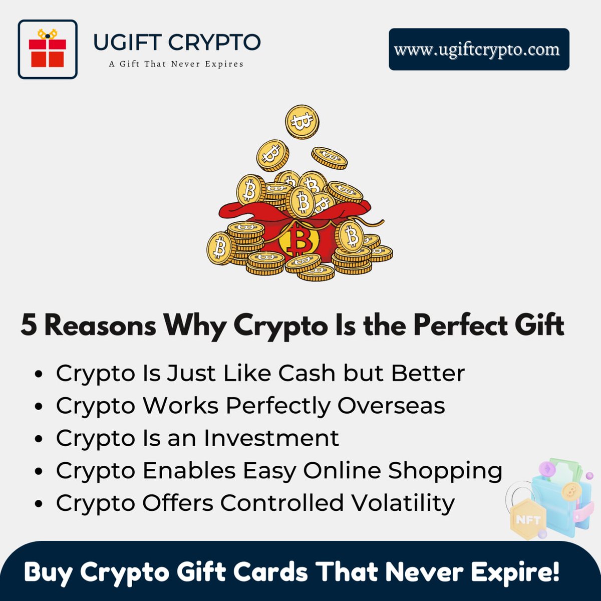 giftcryptotoken's tweet photo. 5 Reasons Why Crypto Is the Perfect Gift

Buy Crypto Gift Cards That Never Expire!

⭐️ https://t.co/EsbbnW1qQU
@giftcryptotoken 

#giftideas #gct #ugiftcryptotoken #metaverse #nft #cryptocurrency #cryptogift #giftcrypto https://t.co/7GpOj8OeB2