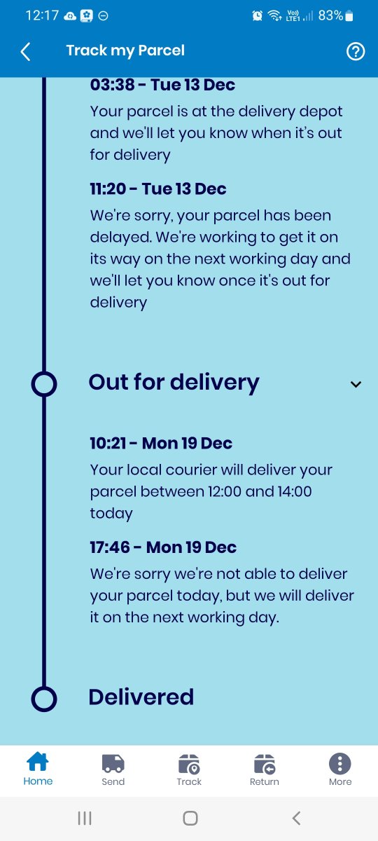 JeffyO87's tweet photo. Go home @EvriUK_Help  you're drunk...
@EVRi_Delivery https://t.co/nolatRg45n