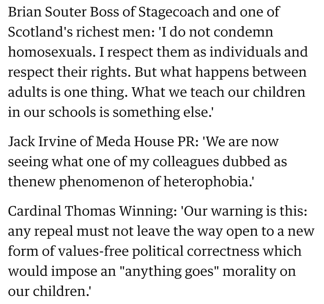 MrMcEnaney's tweet image. This is from Jan 2000 and relates to the abolition of Section 28. It all looks awfully familiar eh?