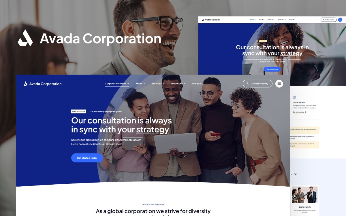 We have released #Avada Corporation, a new prebuilt website ready to import &amp; customize to suit your requirements. Colorful, fully customizable &amp; mobile-friendly. This website &amp; so much more are included with Avada bit.ly/3jmsoP3 #WebsiteBuilder  #WordPress #corporate