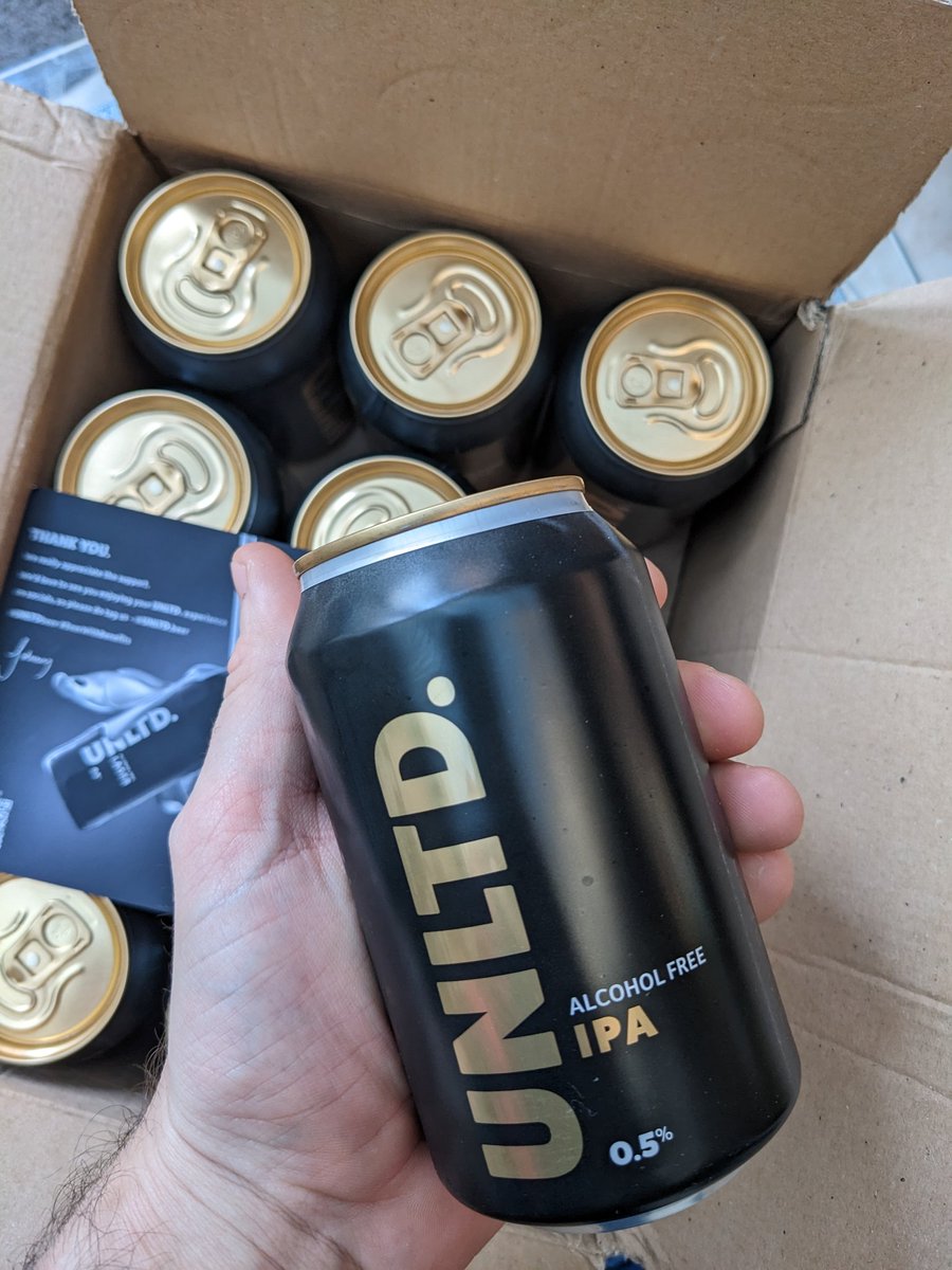Looking forward to trying these from @unltdbeer 🤩👍 #delivery #beeroclock #craftbeer #