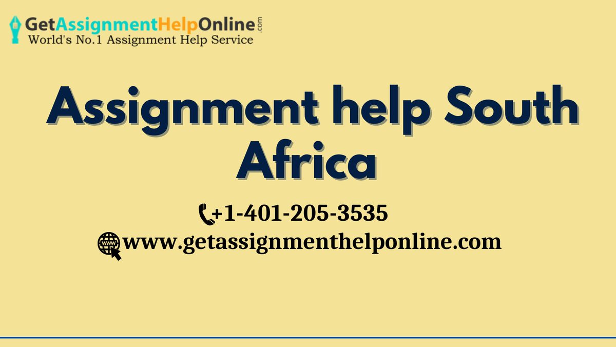 evajames011's tweet photo. There are companies like that specialize in providing academic writing and editing services in South Africa. These services can be more expensive, but they can provide high-quality work and meet tight deadlines.
Read more on-  https://t.co/KnIzfBIF0o
#assignmenthelp https://t.co/5UMxkhUnHR