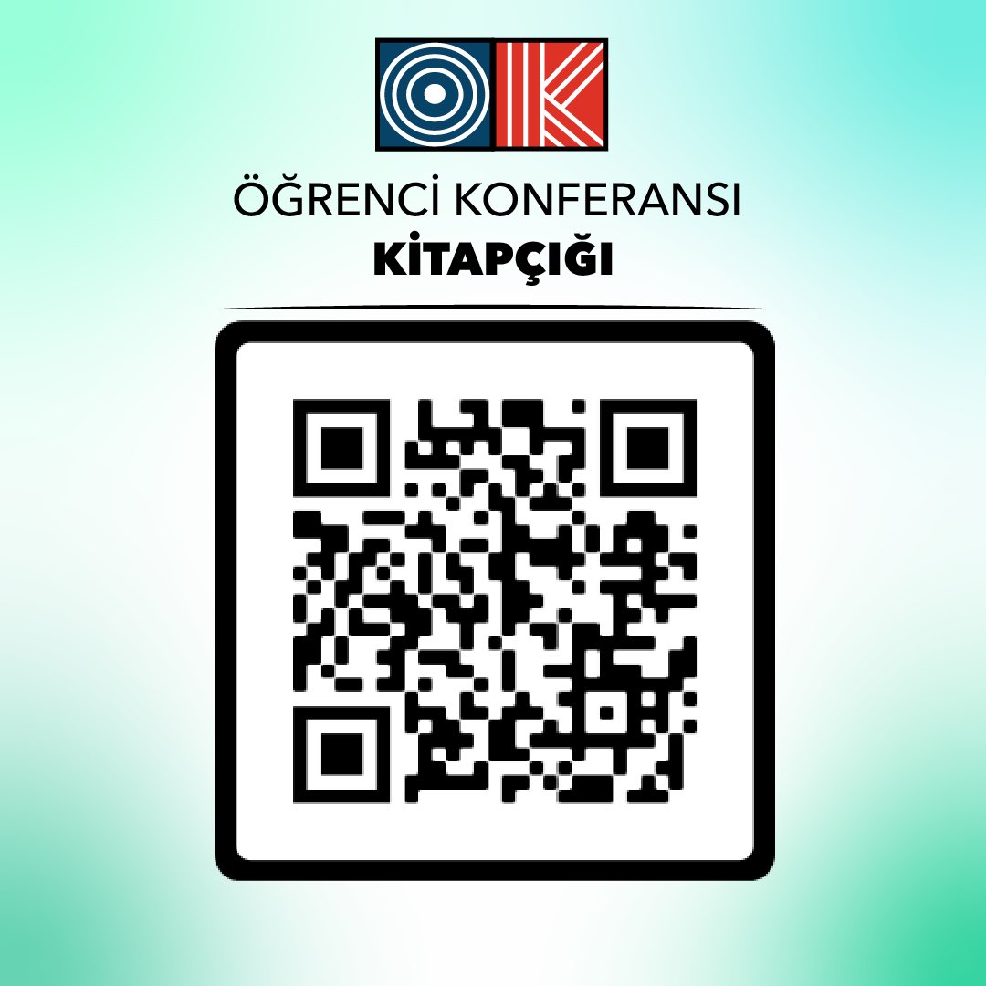 Toplum_Icin's tweet photo. 📢
Çağrıcısı olduğumuz Öğrenci Konferansının kitapçığı yayınlandı. 
🔷Konferansta gerçekleştirdiğimiz sunumlara ve sonuç metnine aşağıdaki bağlantı linki veya QR kod üzerinden ulaşabilirsiniz!  

https://t.co/cRdDfdHU3J https://t.co/l2Unixigp5