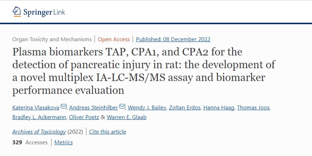 IMITransBioLine's tweet photo. New #TransBioLine project outcomes on #DIPI plasma biomarkers have just been published in Archives of Toxicology.
Have a look here:
👉https://t.co/m126zaXsd5 
@IHIEurope
 #IHICarrytheTorch #H2020 #EUHealthResearch https://t.co/4lZD0UDBIm