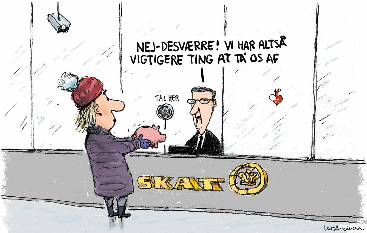 LarsAndersen7's tweet photo. KAFKASK
Tusindvis af skatteborgere kan ikke få lov til at betale deres gæld til det offentlige. (Berlingske) https://t.co/9AJI3PPgDh