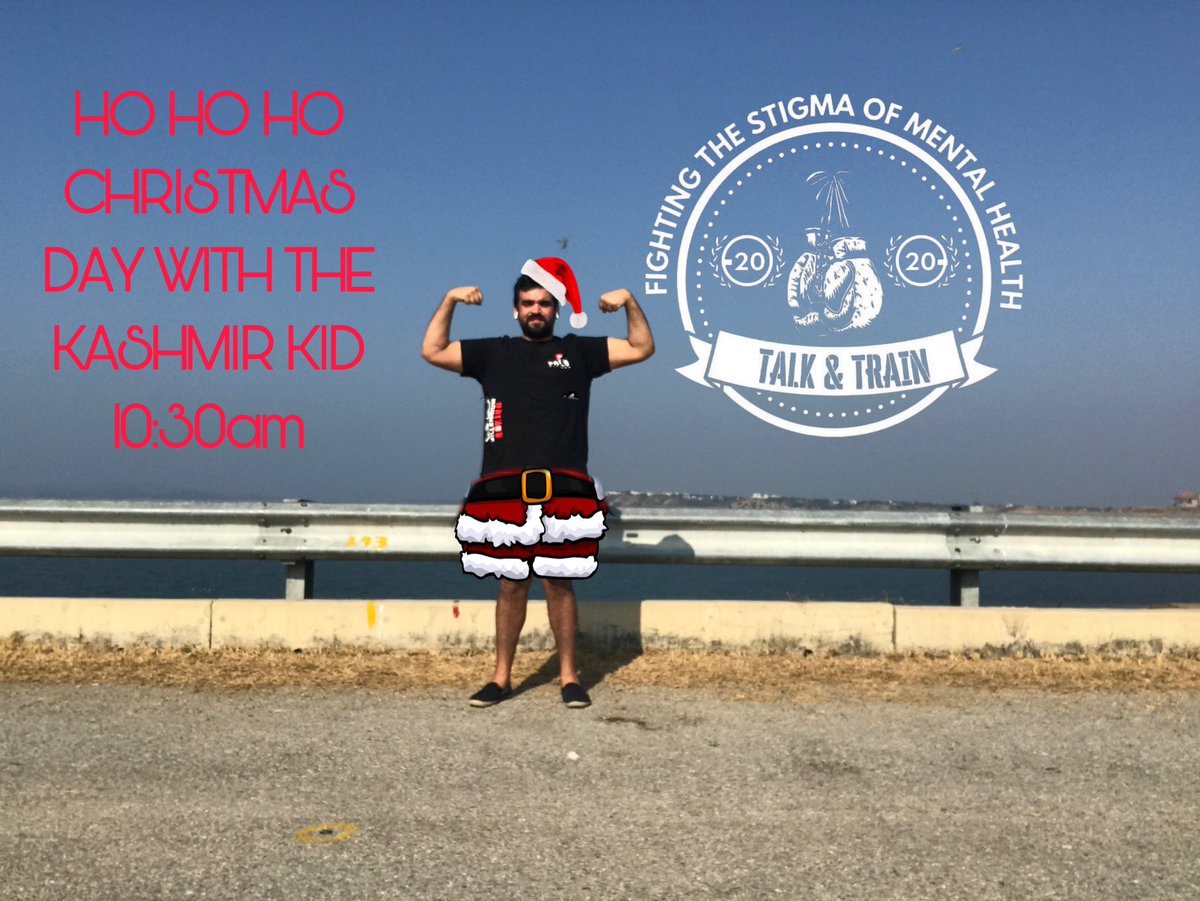 talkntrain's tweet photo. He turns up about as often as Santa but Babar, The Kashmir Kid, Nazir will be holding a special Christmas Day session to make sure your biceps are in the best shape possible to pull those Christmas crackers. Session starts at 10:30am (fingers crossed), ho, ho, ho!!! https://t.co/pzow2Ltw3P