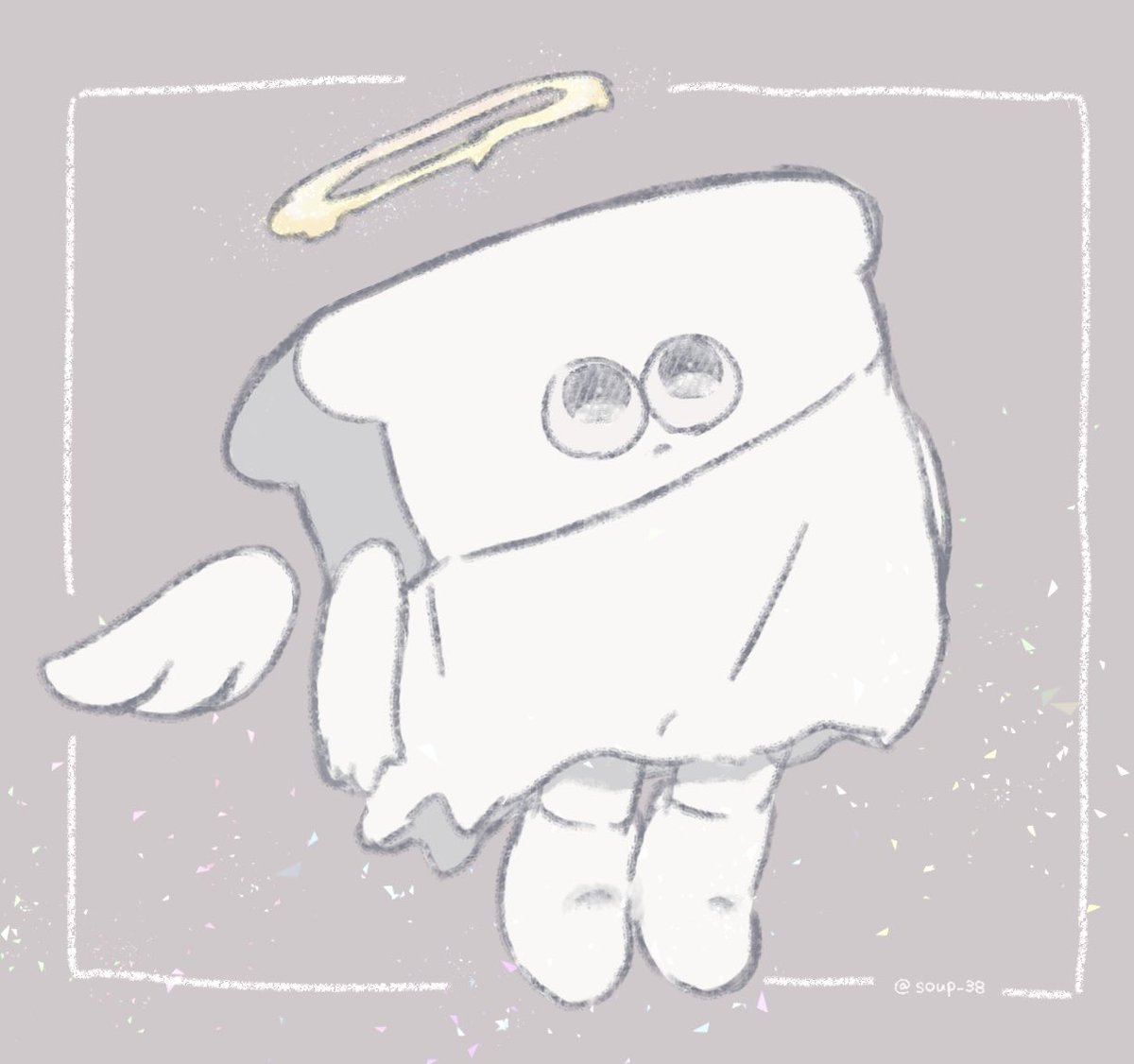 soup_38's tweet photo. わりとお気に入り天使🍞くん https://t.co/9fvExfiEAj