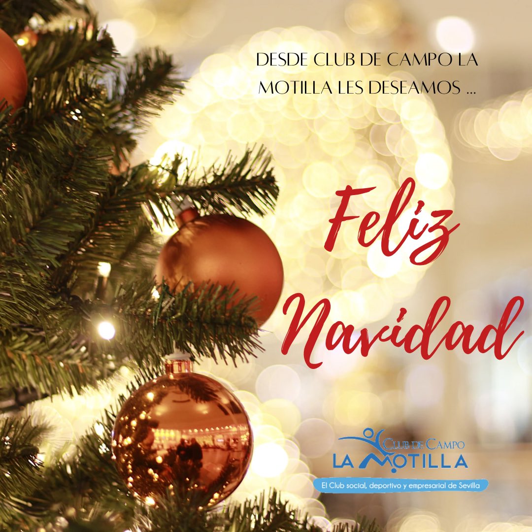 ▫️Desde Club de Campo la Motilla, les deseamos Feliz Navidad. 🎄🎉