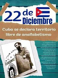 El 22 de Diciembre de 1961 Cuba se declara territorio libre de Analfabetismo #CubaViveEnSuHistoria