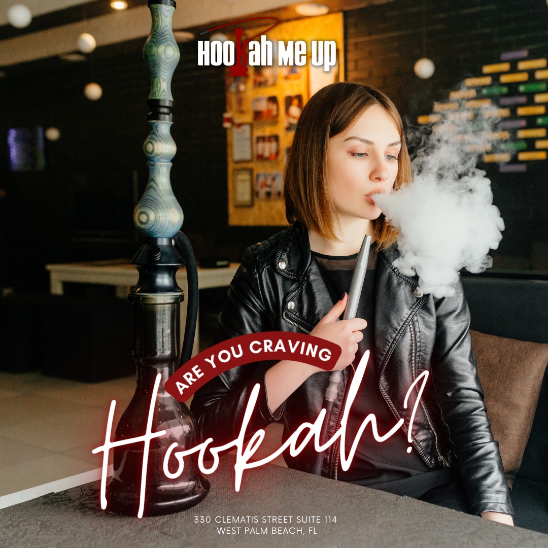 HookahMeUpWPB's tweet photo. Craving hookah? Come check us out for some smooth hookah and tunes! #hookahmeup #hookah #clematis #downtown #westpalmbeach #shisha #smokehookah #hookahtips #smoke #hookahflavor #smokesesh #hookahlounge #hookahnearme #hookahdowntownwpb https://t.co/CW0WJvHoad
