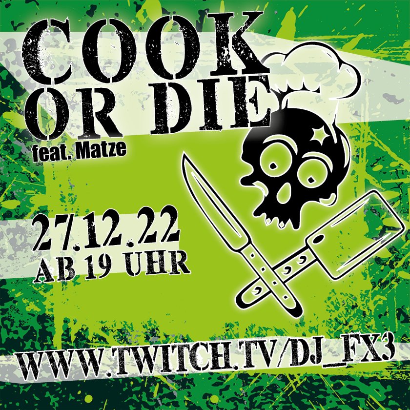 dj_fx3's tweet photo. Einfach mal was neues ausprobieren...
Es wird einen Kochstream geben und die Vorbereitungen sind fast abgeschlossen!
Ob das was wird weiß ich noch nicht. Könnte eher ein Chaos geben aber testen es einfach und wenns gut ankommt machen wir das vllt öfters 😁
https://t.co/qCHSeCEX38 https://t.co/hkA51BlPZ4