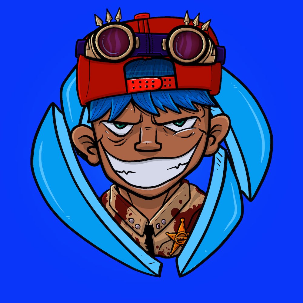 CryptoUPOD's tweet photo. @downbad @ENSMaxisNFT Smooth trade 😎 I hunted down that alien too - the BEST blue on blue on blue! glad it now finds a great wallet to listen to its beats.. I’ll have to be content with my male version #ensmaxis #blueonblueonblue https://t.co/JTAY7emoEY