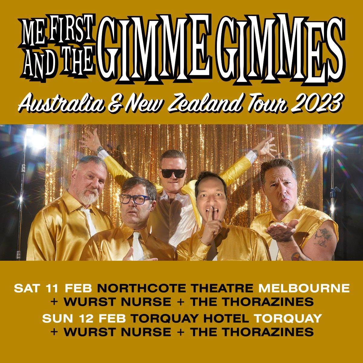 thethorazines's tweet photo. So yeah, this is happening… Merry Christmas… have a great holiday break and we will see you in Feb! #MeFirstAndTheGimmeGimmes @fat_wreck https://t.co/4TrhlLsp54