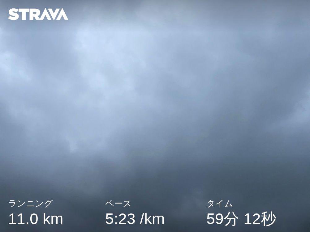 runrecording's tweet photo. 今朝の11Km。雨の中はこの時期寒い…。今日はなんだか体が重くてしんどい感じでした。
#ジョギングの記録
#ジョギング
#朝ラン https://t.co/iEAndBrb5n