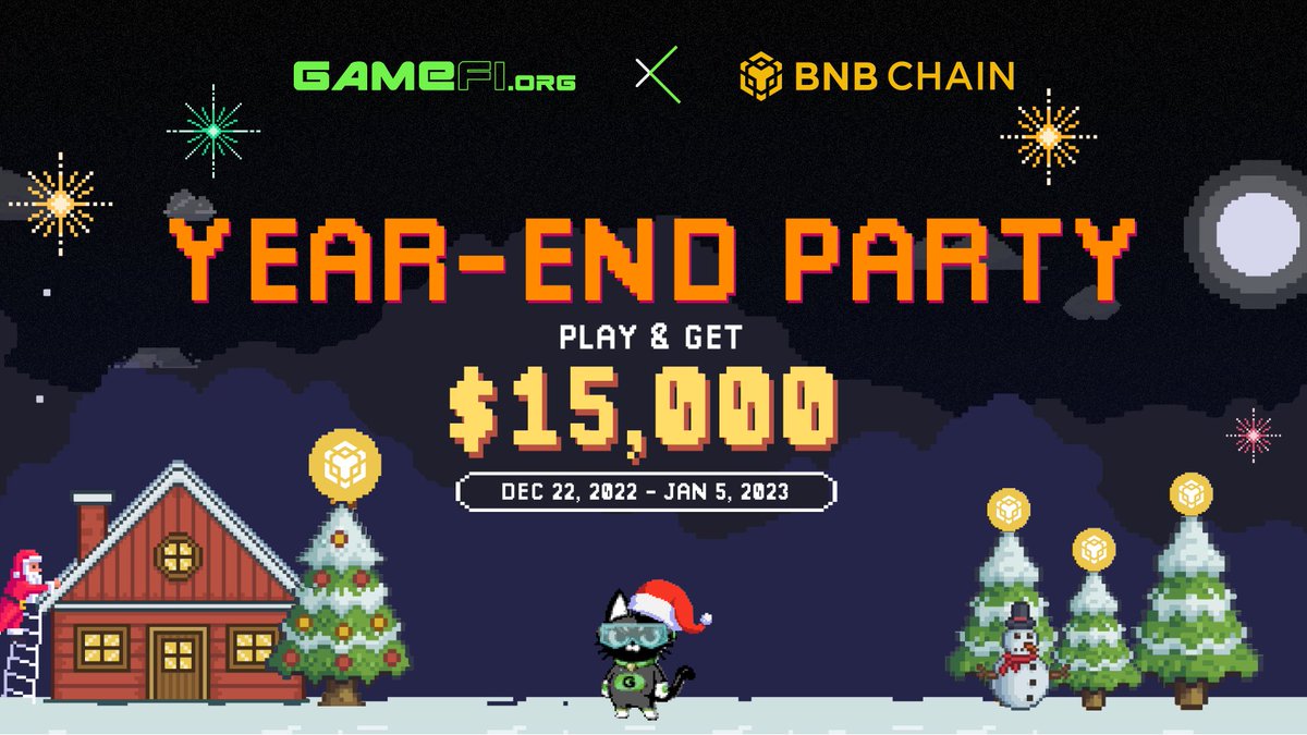 GameFi_Official's tweet image. 🎆YEAR-END PARTY: ON LIVE! 🎆

Visit  gamefi.org/party/year-end and have fun with us now 🥂
 Appetizer &amp;amp; Main Course dishes are ready for you 😉

🔻Full guidelines here🔻
gamefi.org/insight/year-e…

#GameFi_YEP #Year_End_Party $GAFI