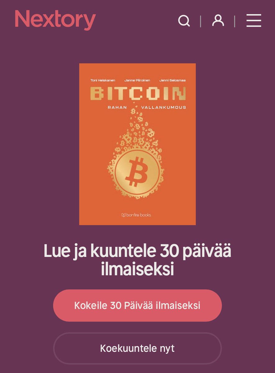 #Bitcoin vallankumous etenee nyt myös suoraan korvaan luettuna! 🎅