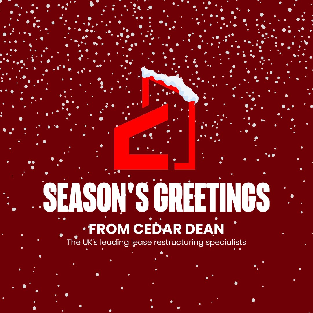 Season's Greetings from Cedar Dean! ❄️

May the new year be filled with profitable businesses, affordable rent and lots of good advice! 

#SeasonsGreetings #CedarDean #ProfitableBusinesses #AffordableRent #CommercialLeaseRestructuring #SupportingTenants #SupportingBusinesses