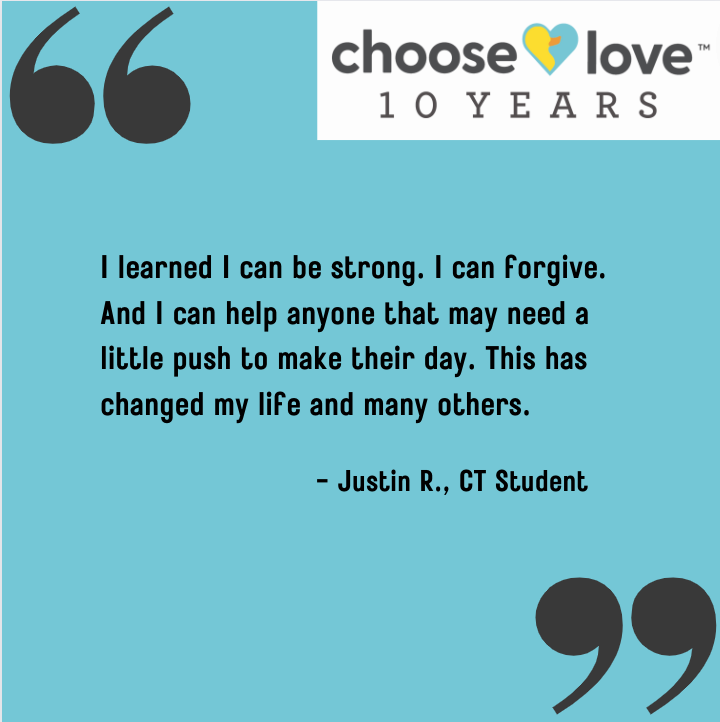 ChooseLoveM's tweet photo. Choose Love in Schools! https://t.co/QSQkHAkgrq

#JesseLewisChooseLoveMovement #ChooseLove #ChooseLoveMovement #ChooseLove10 #ChooseLove10thAnniversary #Hope #SocialEmotionalLearning #NurturingLove #MovingForward #Joy #Courage #Love https://t.co/q4KBypw0yk
