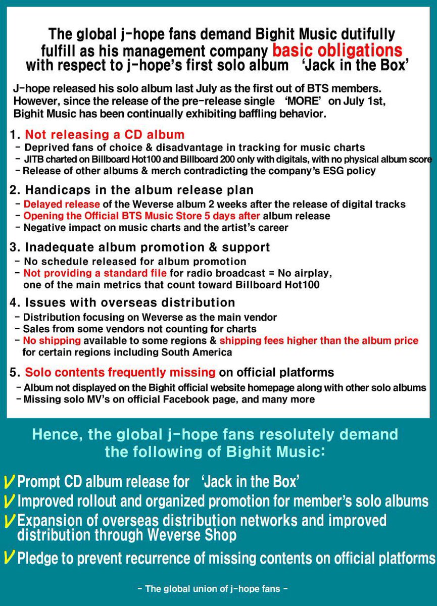 sayforsv's tweet photo. 소중한아티스트의음악이
#잭인더박스_실물씨디줘
제대로존중받을수있도록
#We_demand_JITB_CDs
다함께목소리를내주세요 https://t.co/TmPicOKMgs