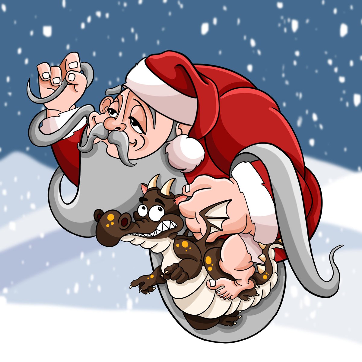 FlixFanatics's tweet photo. This #FlixMas , #Santa is coming on a dragon to meet some of you
Presenting 'Christmas Dragon Homie NFT'
#Christmas special edition. 20 Limited Dragon Homies #NFTs by @DragonhomieNFT
Bid via Auctions at
https://t.co/MNrgD2gp5g
#Xmas #Homies #SantaClausIsComingToTown https://t.co/2hPpbzP13P