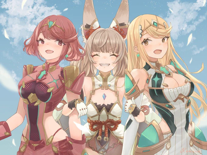 今年は主にキャラのバランスに絞って、ちょっとずつ作風を固める一年でしたたくさん反応いただきありがとうございました!残りの今年も来年も描くぞー #今年も残りわずかなのでお気に入りの4枚を貼る 
