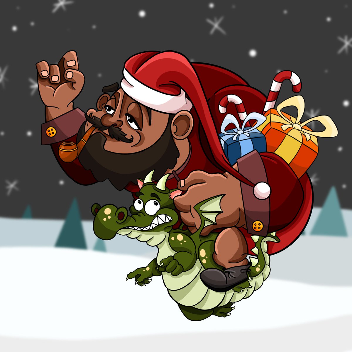 FlixFanatics's tweet photo. This #FlixMas , #Santa is coming on a dragon to meet some of you
Presenting 'Christmas Dragon Homie NFT'
#Christmas special edition. 20 Limited Dragon Homies #NFTs by @DragonhomieNFT
Bid via Auctions at
https://t.co/MNrgD2gp5g
#Xmas #Homies #SantaClausIsComingToTown https://t.co/2hPpbzP13P