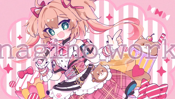 【お仕事】朝倉杏子さんの「Baby Sweet Berry Love」歌ってみた動画のイラストを描かせていただきました!"可愛い"がたくさん詰まったMVになってます是非ご視聴ください〜!  