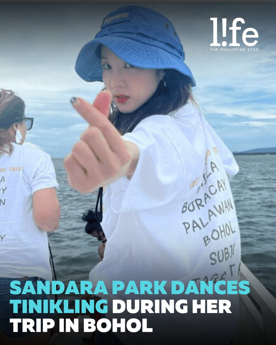 philstarlife's tweet photo. #SandaraPark showcased her love for Philippine culture as she tried to do the country’s national dance, Tinikling, during her trip to Bohol. 🤩

READ: https://t.co/nB70Fld6Bk https://t.co/lnklQTeeX6