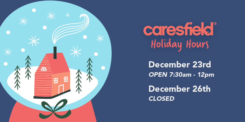 Caresfield's tweet photo. Happy Holidays! Our offices are closing early Dec. 23 in observance of Christmas Eve and all day Dec. 26 in observation of Christmas. From all of us here at Caresfield, we wish you and your loved ones a safe and happy holiday season! https://t.co/w4hErRTwua
