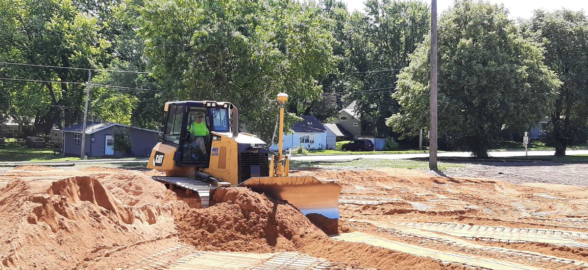 beckexcavating's tweet photo. It was exciting to be a part of the Spirit Lake Little League renovation this year. Also, shoutout to the equipment operator in the pictures...it's his birthday today! Happy 21st Parker! @P_Beck7 #construction #constructionseason #ballpark #littleleague #slyaa #grateful #thankful https://t.co/TjqE07C2Uo