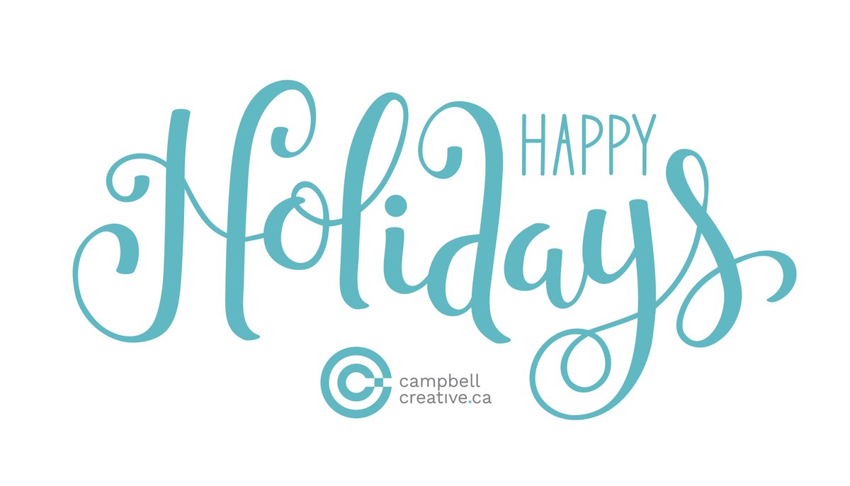 CampbellCreatCa's tweet photo. Wishing you a safe and Happy Holiday and a Happy New Year!

❄️☃️🍾🎄

Campbell Creative will be closed from December 26 until January 06 to spend time with family. 

#happyholidays #happyhanukkah #merrychristmas #love #seasonsgreetings https://t.co/lOxlL4Q4KI