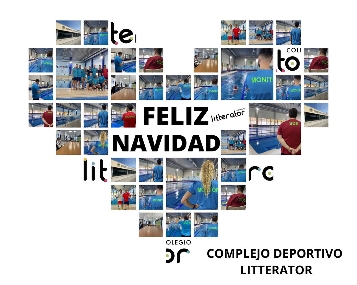 El Complejo Deportivo del Colegio Litterator os desea a todos FELIZ NAVIDAD 🎁🎄 !