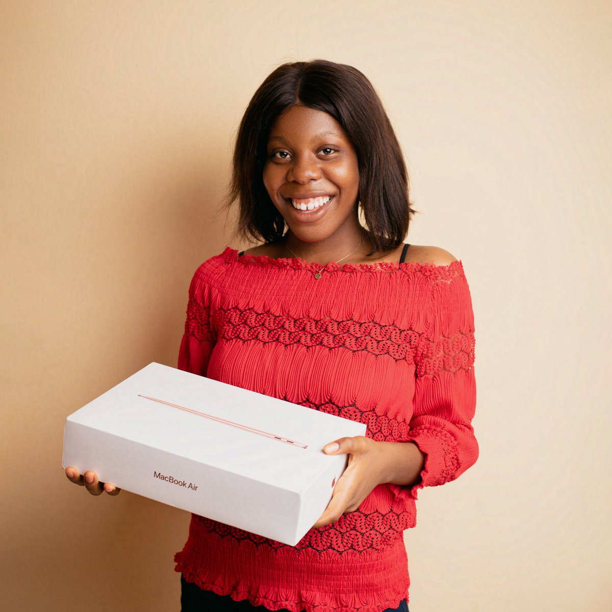 POV- You win a MacBook Air from <a href="/Ingressive4Good/">Ingressive for Good</a>’s and @TeamAptHQ’s #TGIFGameShow

Congratulations <a href="/globalAndrea_/">Andrea</a> We cannot wait to see the amazing things this does in your journey to becoming a software engineer 🎉🎉🎉