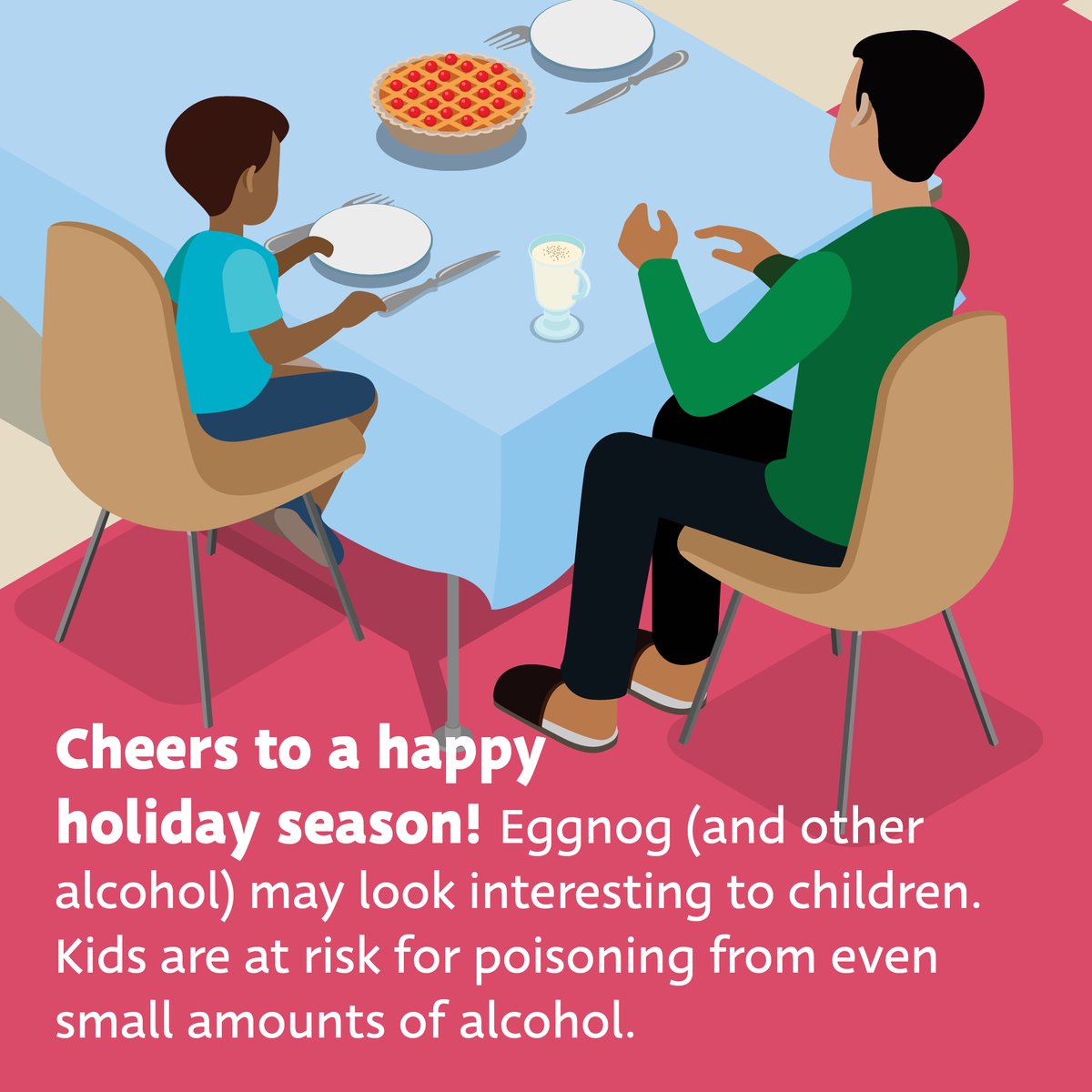 #PreventPoison from Holiday Drinks!🍷 🍸

👉 Even small amounts of alcohol can be dangerous for children
👆Keep adult beverages #UpAndAway from children's reach

Questions? Call #PPC at 1-800-222-1222 #MrYuk