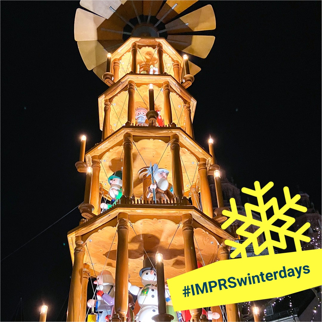 imprs_cbp's tweet photo. Our PhD student @MariusJung_ about his winter strategy: “When the days get shorter, the Christmas Market is what brightens up the evenings. It's a great place to enjoy potato pancakes &amp; Feuerzangenbowle with friends &amp; colleagues in a Christmassy🎄atmosphere after work.” https://t.co/q1gSQTDpS3