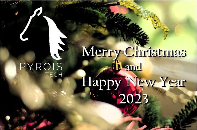 #Pyroistech team wants to wish you a Merry Christmas and a Happy New Year 2023