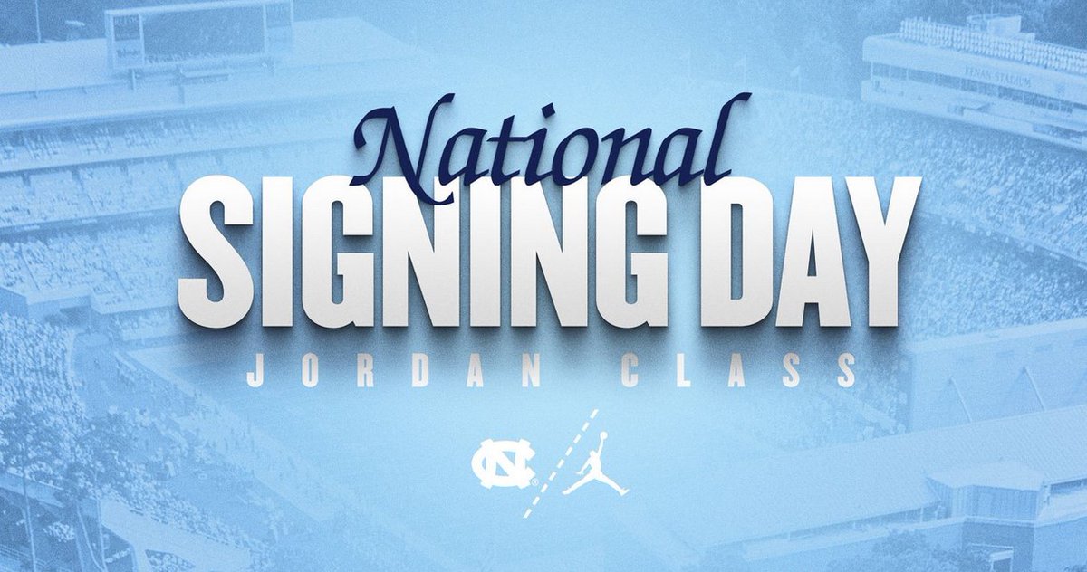 LeePaceTweet's tweet photo. .@UNCfootball signing class of 2023 tabbed #JordanClass in honor of His Airness. Tar Heels land 20 high school players Wednesday (ranks No. 25 by Rivals) and continue to work the all-important transfer portal. Six players each from NC, Va. & Ga., 11 defense, nine offense. https://t.co/TAq8gYVLs4