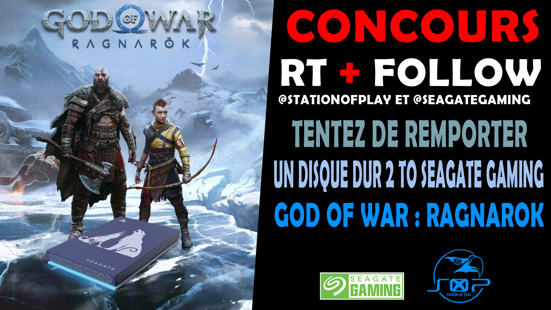 Disque Dur 2 To Seagate God Of War
