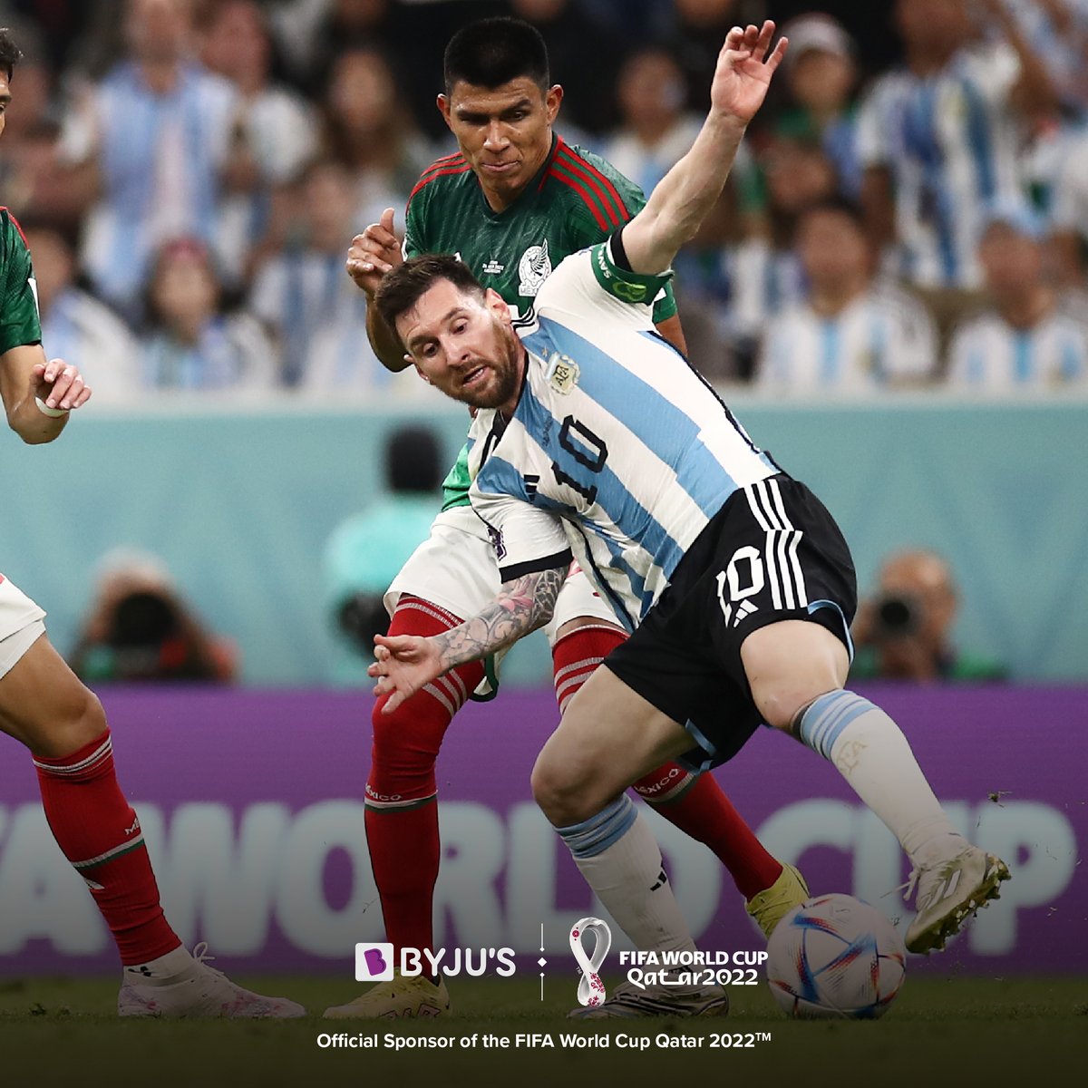 BYJUS's tweet image. #ThrowbackThursday to some of #Messi’s magic! Though it’s only been a few days since the finals, we are still reeling from the action-packed @fifaworldcup Qatar 2022.
What was your favourite Messi Moment? Tell us in the comments!

#FIFAWorldCup #Qatar2022 #fifa #byjus #GOAT