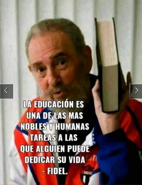 Celguardianes's tweet photo. #FidelPorSiempre “Ninguna medida del Gobierno Revolucionario irá jamás contra los principios de la enseñanza; ninguna medida tomará jamás el Gobierno que pueda ser en perjuicio de la enseñanza o del maestro”. #CubaEduca #60AniversarioHNaval https://t.co/OUAgolM07J