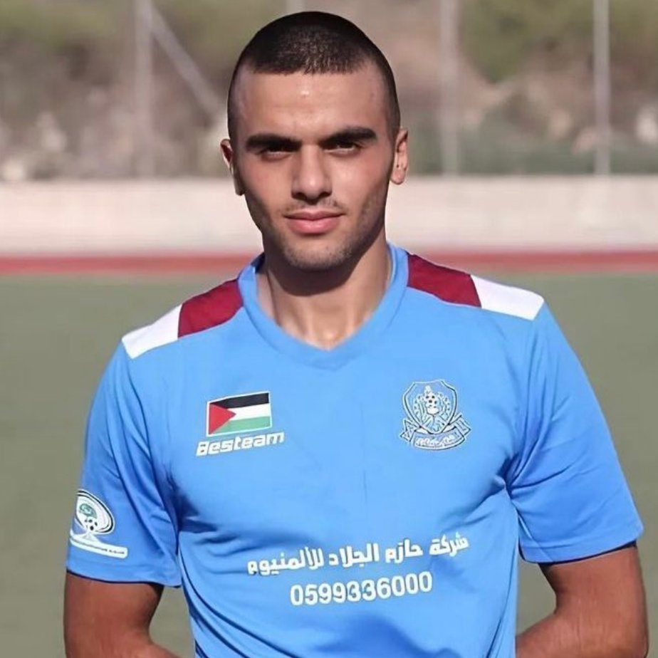 ajplus's tweet photo. Israeli soldiers shot and killed a Palestinian soccer player while escorting Israeli settlers into the occupied West Bank city of Nablus.

Ahmed Daraghmeh was 23. Israeli forces have killed at least 150 Palestinians in the West Bank this year, most in near-daily raids on towns. https://t.co/wJ90rAdda9