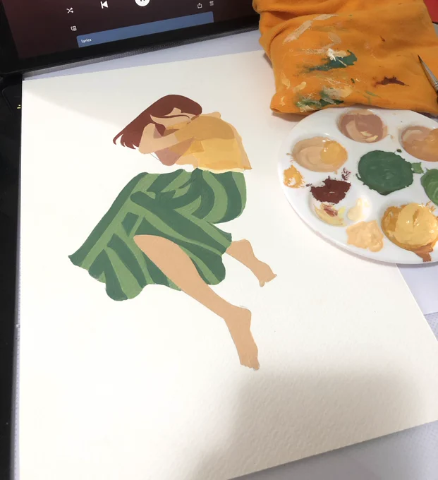 have some painting progress 𓅭 
