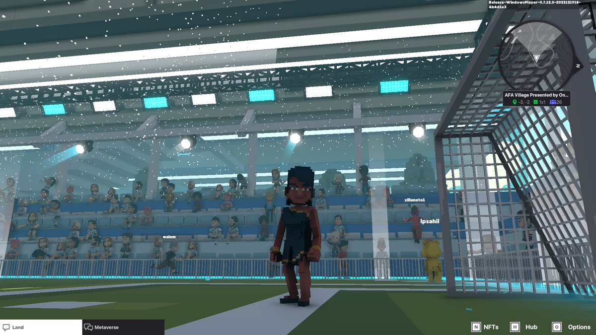renodion7's tweet photo. @TheSandboxGame @aera_football @Argentina I dived in the AFA Village presented by OneFootball, check out my screenshot 👇⚽ https://t.co/p6SuFbrz62